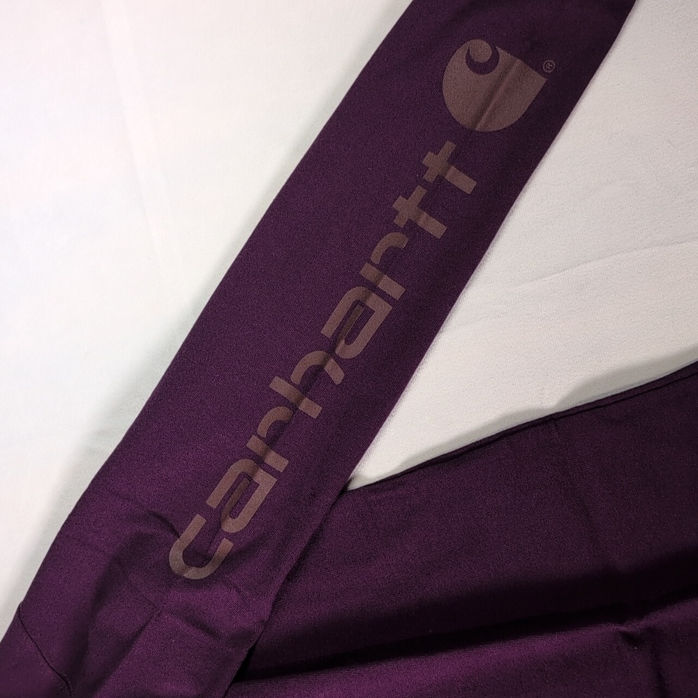 Carhartt Loose Fit Long Sleeve Graphic T-Shirt in Eggplant Women's Size XS - Picture 8 of 10